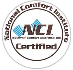 National Comfort Institute (NCI) Certified