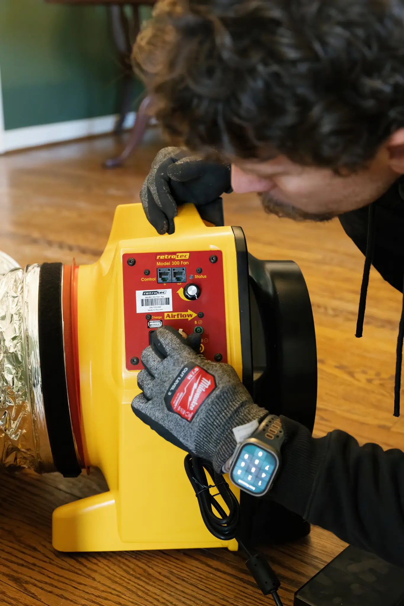 Professional HVAC installation